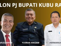 Tiga Nama Calon Pj Bupati Kubu Raya Terungkap