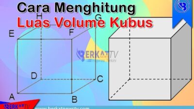 Cara menghitung luas volume kubus
