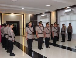 Dua PJU Polres Kubu Raya Dimutasi. Arief Ingatkan Kekompakan Internal