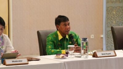 Wakil Bupati Ketapang Farhan saat Rakor Percepatan Penurunan Stunting Ketapang, Jum’at (22/12).