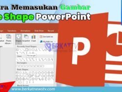 Cara Memasukan Gambar ke Shape PowerPoint