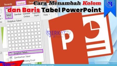 Cara Menambah Kolom Dan Baris Tabel PowerPoint