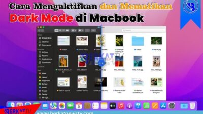 Cara mengaktifkan dan mematikan dark mode di macbook