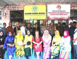 Kapolres dan Wakapolres Bertandang ke MABM Silaturahmi Dengan Lembaga Adat Kubu Raya
