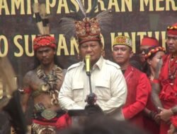 Rindukan Sosok Jendral Dayak, Panglima Jillah Bawa Pasukan Merah Temui Prabowo