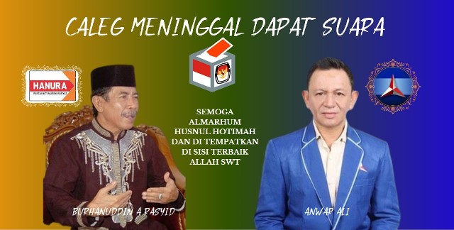 Caleg yang sudah meninggal dunia sebelum Pemilu masih bisa mendapatkan suara saat Pemilu 2024