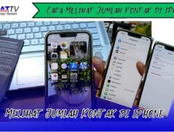 Cara Melihat Jumlah Kontak di iPhone