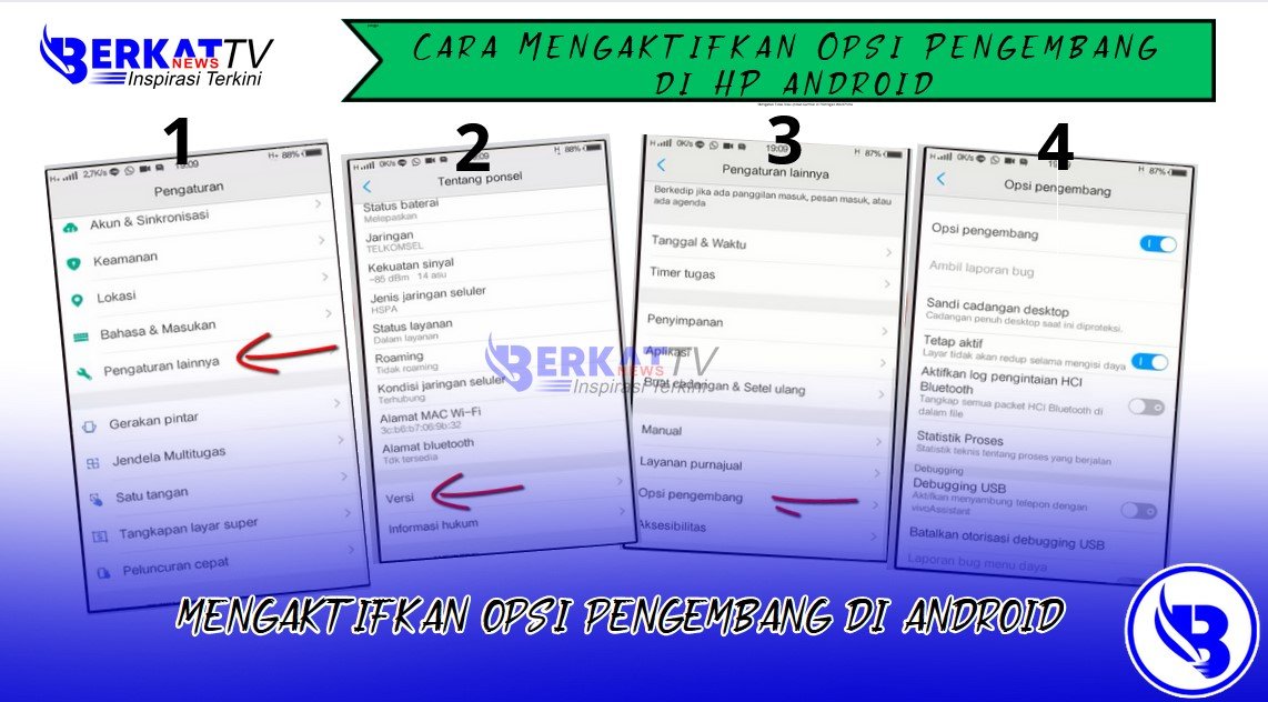 Cara Mengaktifkan Opsi Pengembang di HP Android