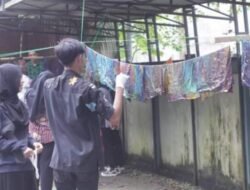 Pelajar Singkawang Dilatih Membatik Corak Tidayu