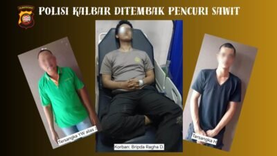 Polisi Kalbar yang ditembak pencuri sawit pada Selasa (6/2) di areal perkebunan PT Cargill di Kecamatan Manis Mata Kabupaten Ketapang
