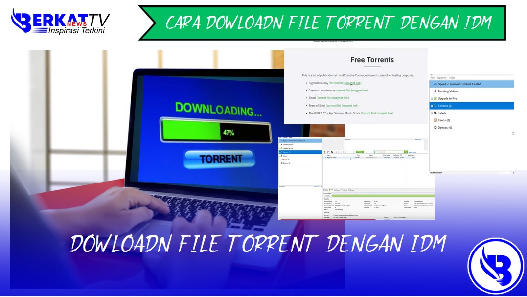 Cara download file torrent dengan IDM dengan mudah