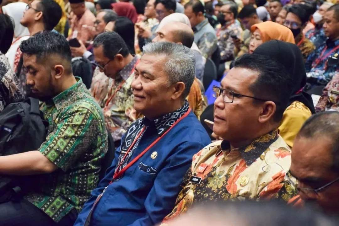 Pj Kubu Raya Kamaruzaman saat mengikuti rakor Persiapan Pengadaan Aparatur Sipil Negara (ASN) tahun 2024 di Jakarta, Kamis (14/3). Kamaruzaman pun menyatakan Pemkab Kubu Raya telah mengusulkan sebanyak 500 formasi CPNS maupun PPPK ke Kementerian PAN-RB. Foto: ist/tmB