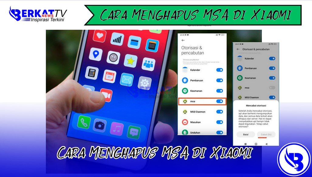 Cara Menghapus MSA di Xiaomi