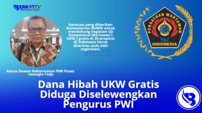 PWI Pusat saat ini diterpa isu tidak sedap dugaan penyelewengan dana hibah dari Forum Humas BUMN untuk pelaksanaan Uji Kompetensi Wartawan (UKW) di seluruh Indonesia.