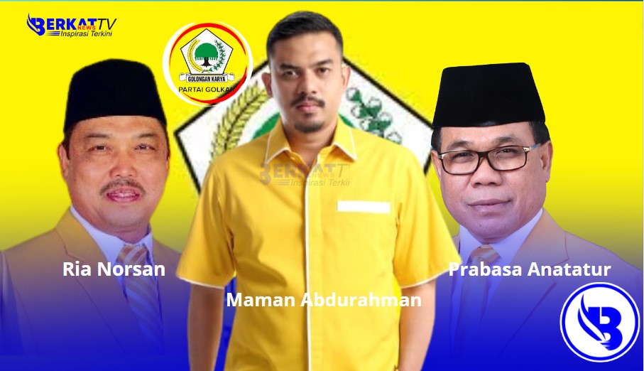 Partai Golkar telah menugaskan salah satu kadernya Ria Norsan untuk maju bertarung di Pilkada Gubernur Kalbar 2024. Selain itu juga Ketua DPD Partai Golkar Kalbar, Maman Abdurahman, Sekretaris DPD Partai Golkar Kalbar Prabasa Anantatur, Bupati Ketapang Martin Rantan, dan anggota DPR RI dapil Kalbar II Adrianus Asia Sidot