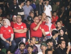 Potret Kekecewaan Penonton Nobar Timnas Kalah Lawan Uzbekistan