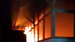 Kantin SMK Negeri 3 Singkawang Terbakar