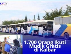 40 Bus Berangkatkan 1.700 Orang Mudik Gratis di Kalbar