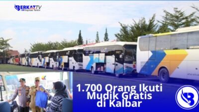 40 Bus Berangkatkan 1.700 Orang Mudik Gratis di Kalbar