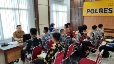 Polres Kubu Raya mencatat pemuda Kubu Raya daftar polisi tahun 2024 telah mencapai 500 orang. Jumlah ini meningkat dibandingkan tahun 2023 lalu. Foto: tmB