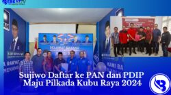 Sujiwo memastikan dirinya maju di Pilkada Kubu Raya 2024 dengan mengambil formulir ke PAN dan PDI Perjuangan. Pengambilan formulir diwakilkan oleh timnya di sekretariat PAN dan PDI Perjuangan, Rabu (24/4).