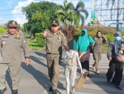 Manusia Silver dan Anak Punk Diamankan Petugas