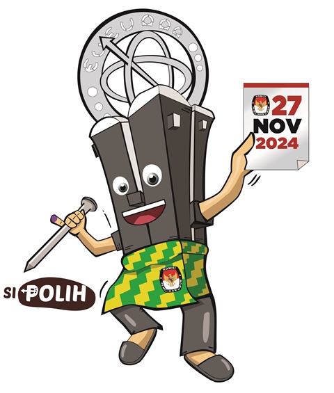 Maskot Pilwako Pontianak 2024 telah resmi dilaunching dengan nama Si Polih atau kepanjangan dari Pontianak Memilih