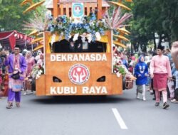 Mobil Hias Kubu Raya Tampil Memukau