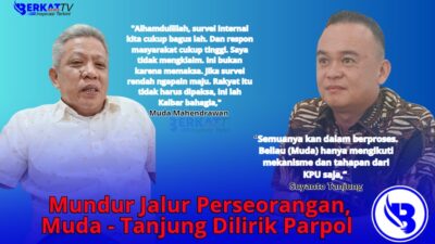 Pasangan Muda Mahendrawan - Suyanto Tanjung yang maju di Pilgub Kalbar 2024 tidak lagi menggunakan jalur perseorangan namun dengan partai politik