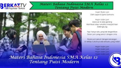 Materi Bahasa Indonesia SMA Kelas 12 Tentang Puisi Modern