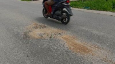 Kualitas AMP Aspal Jalan Serdam Buruk