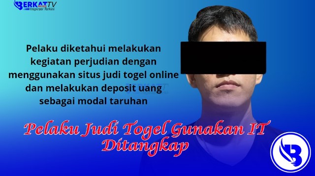 Seorang pelaku judi togel berinisial DC ditangkap tim Opsnal Sat Reskrim Polres Singkawang pada Minggu (16/6). DC ditangkap di Jalan Kalimantan Gang Permata Jaya, Kelurahan Roban, Kecamatan Singkawang Tengah