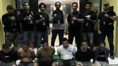 Enam orang Komplotan curas di Singkawang berhasil dibekuk Tim Penjinak Monyet Sat Reskrim Polres Singkawang. Foto: uck