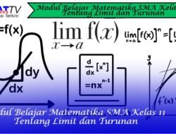 Modul Belajar Matematika SMA Kelas 11 Tentang Limit dan Turunan