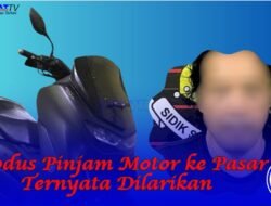 Modus Pinjam Motor ke Pasar Ternyata Dilarikan ke Mempawah
