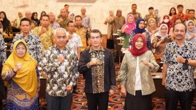 Pj Wali kota Pontianak Ani Sofian saat workshop SPIP di lingkungan Pemkot Pontianak menekankan pentingnya SPIP untuk mencegah perencanaan dari korupsi, Kamis (18/7)
