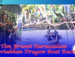 Tim Brunei Darusslam Meriahkan Dragon Boat di Parit Sui Jawi