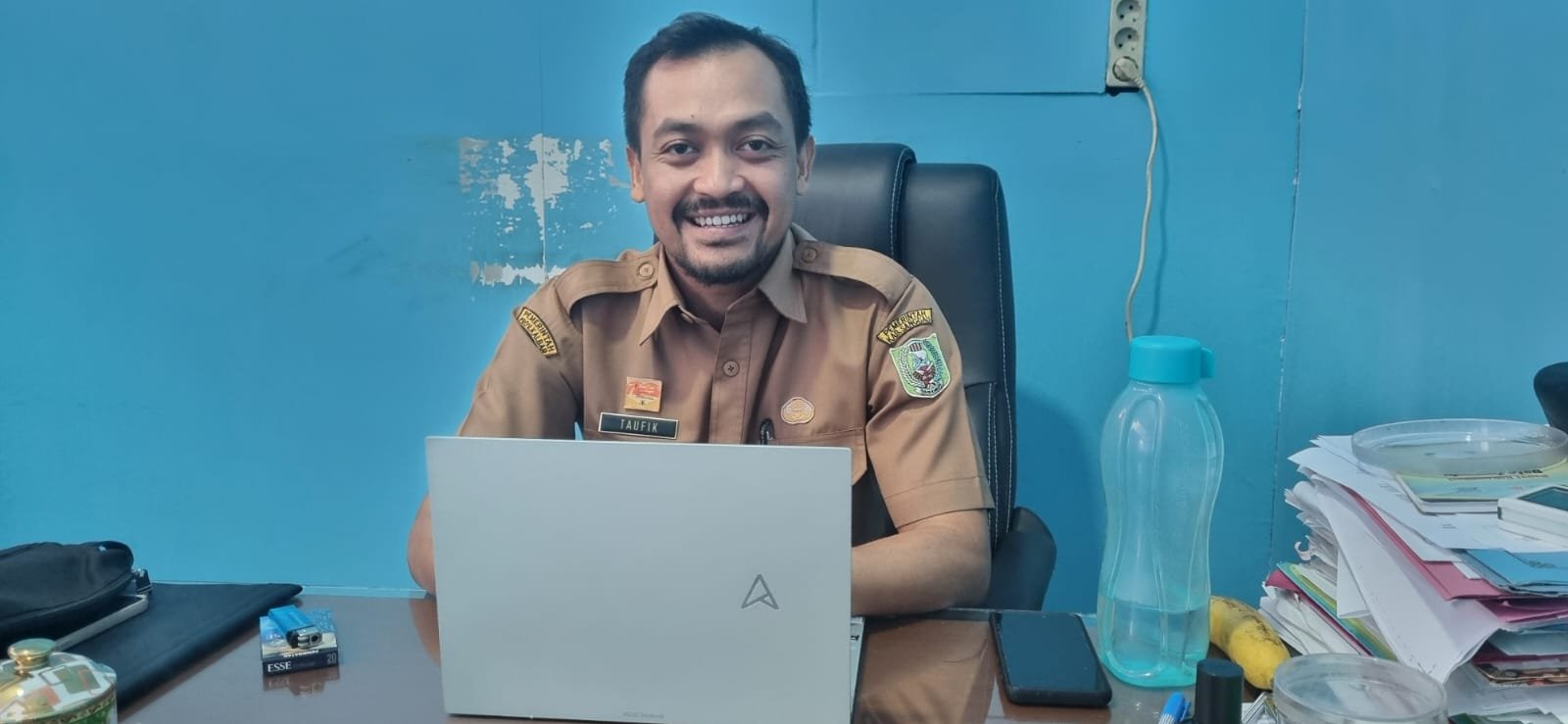 Kepala Bidang Pemberdayaan Sosial dan Fakir Miskin Dinas Sosial Pemberdayaan Perempuan, Perlindungan Anak dan Keluarga Berencana (Dinsos P3AKB) Sanggau Taufik membeberkan tentang angka kemiskinan di Sanggau
