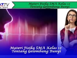 Materi Fisika SMA Kelas 12 Tentang Gelombang Bunyi