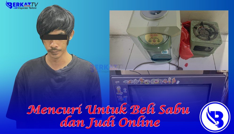 Spesialis pembobol rumah kosong di Pontianak berinisial RP akhirnye berhasil ditangkap Unit Lidik Reskrim Polsek Pontianak Kota. Hasil curiannya ia gunakan untuk beli sabu dan judi online