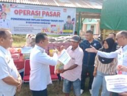 Tiga Jenis Sembako Ditebus Rp70 ribu