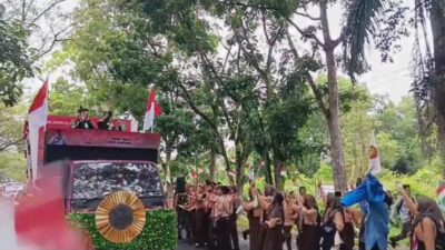 Ratusan Pelajar di Kubu Raya Sambut Vedrriq Leonardo