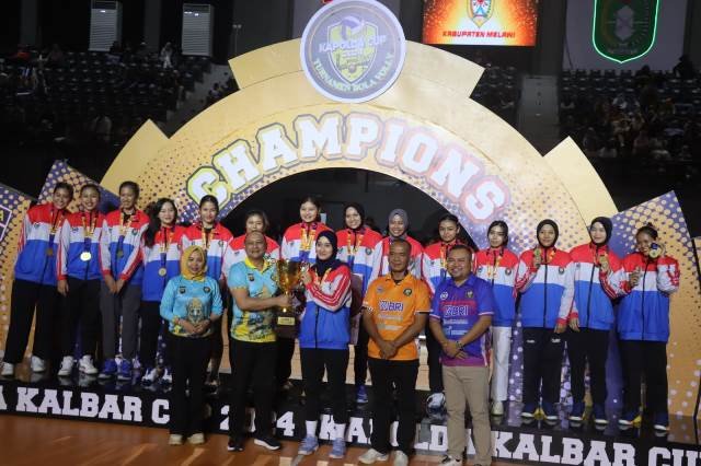 Tim Voli Melawi Juara Kapolda Cup dan Sabet Lima penghargaan Terbaik