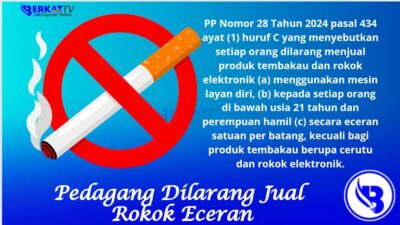 Pedagang Pontianak Sambut Baik Larangan Jual Rokok Eceran