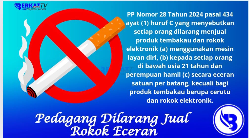 Pedagang Pontianak Sambut Baik Larangan Jual Rokok Eceran