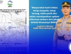 Gempa Bumi di Melawi, Warga Diimbau Tidak Panik