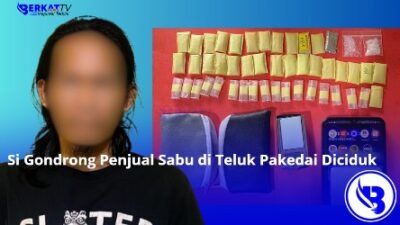 Si Gondrong Penjual Sabu di Teluk Pakedai Diciduk