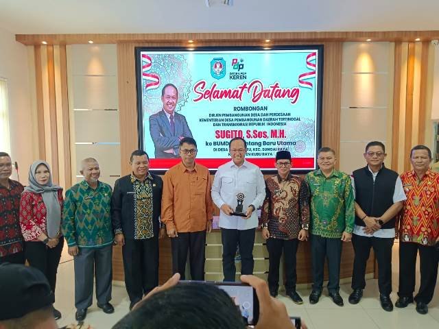 Dirjen PDP Salut Perkembangan Desa Parit Baru