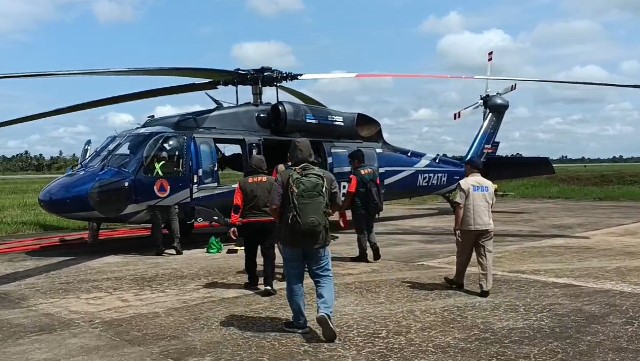 BNPB Kirim 7 Helikopter Untuk Penanggulangan Karhutla di Kalbar