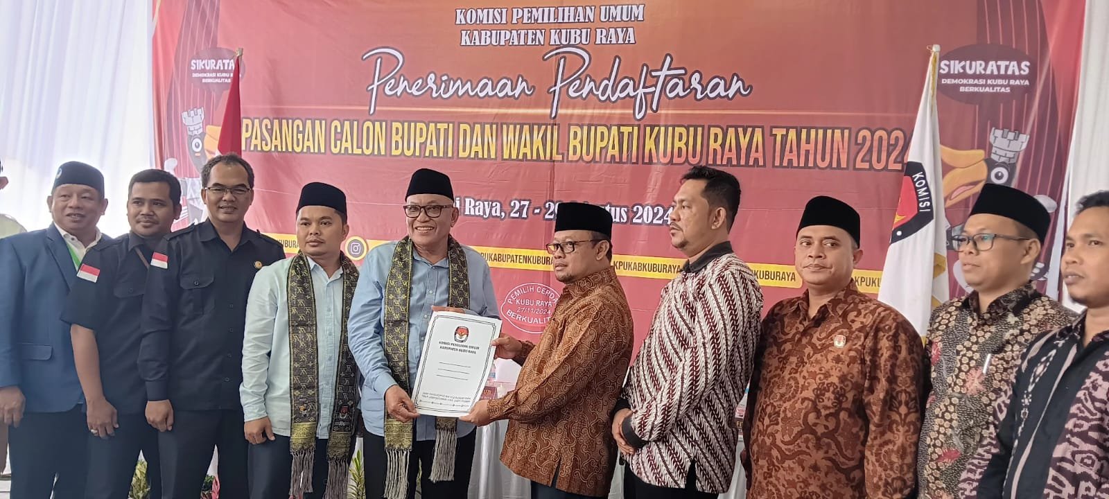 Daftar ke KPU, Rusman Ali - Fachri Janji Realisasikan 13 Program